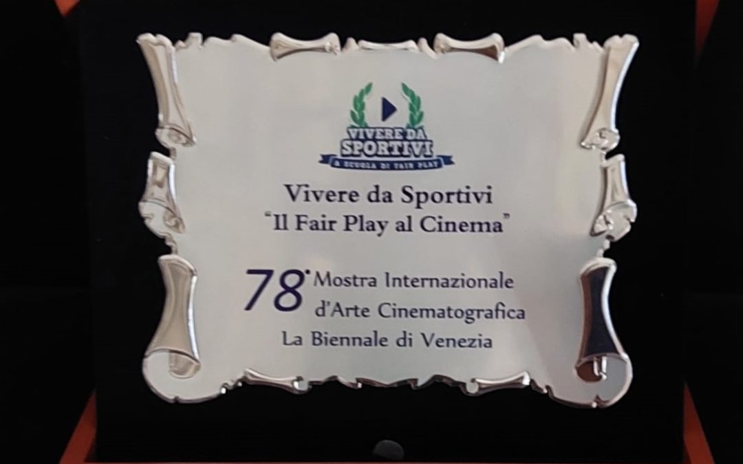 COMUNICATO STAMPA: Venezia 78 – premio al cinema fair play